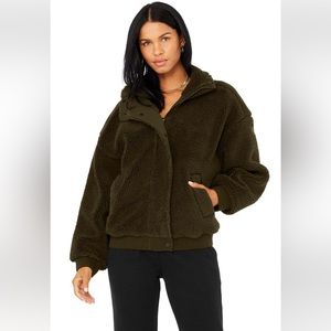 Alo Yoga Sherpa Varsity Jacket